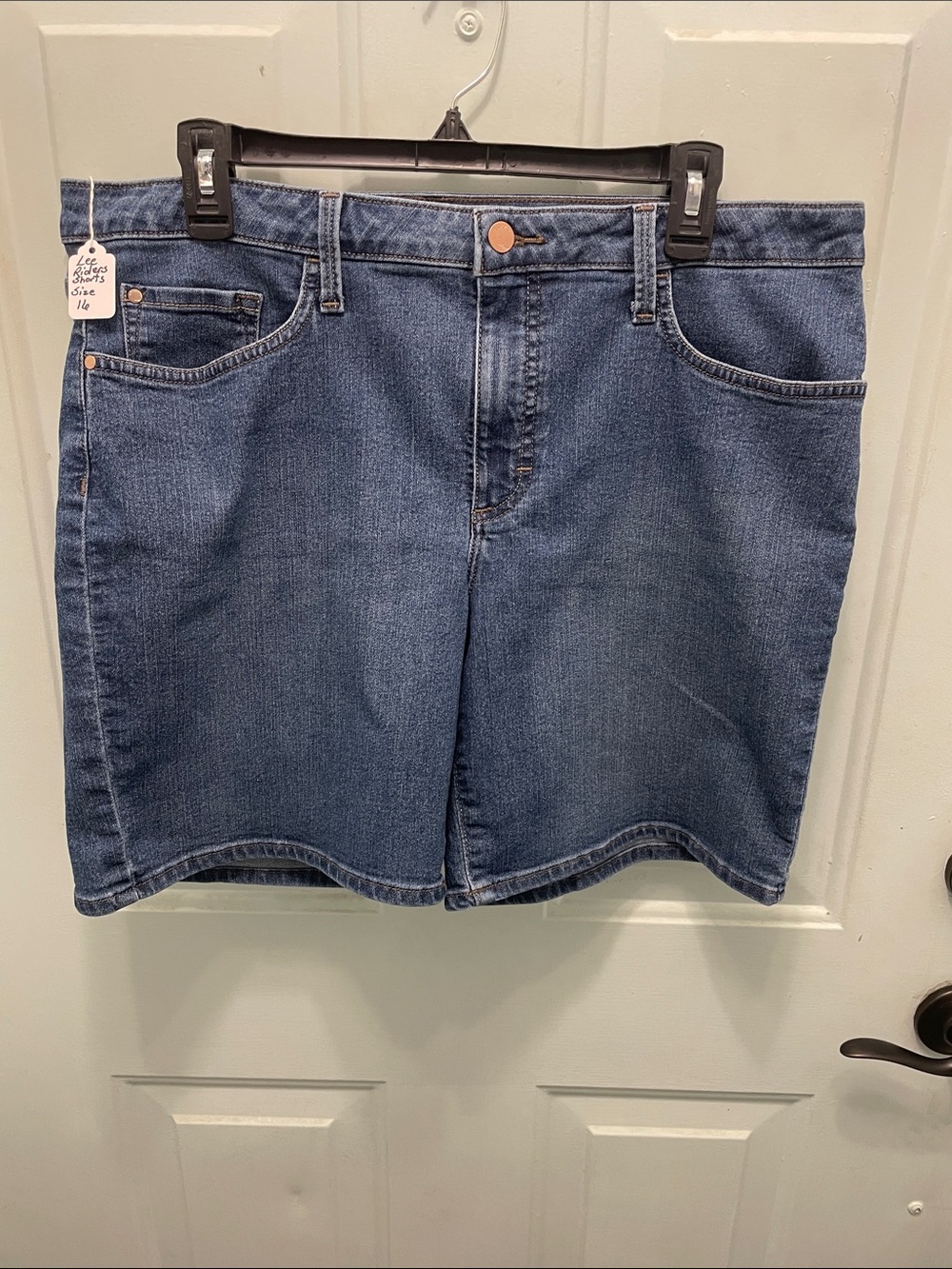 Classic Denim Shorts - Medium Blue - Picture 1 of 2